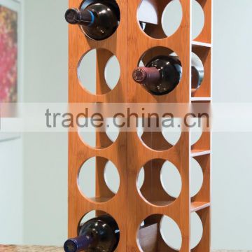 Bamboo Stackable Wine Rack original bamboo wine display rack