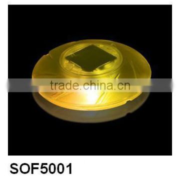 white plastic ball solar floating pool led light(SOF5001)