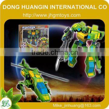 2014 Plastic Boys Educational Boys Transformable Robot