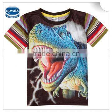 ( C5040 ) charcoal 2-8Y nova kids hot sale 3D print t shirt for boys