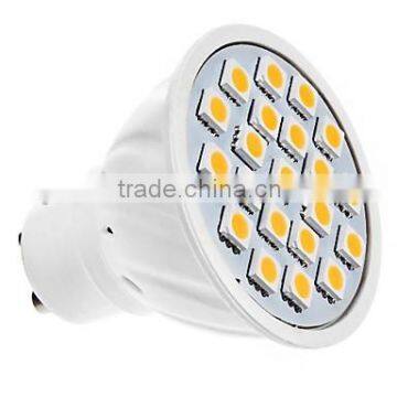 GU10 5W 20x5050SMD 320LM Warm White Light LED Spot Bulb (220V)