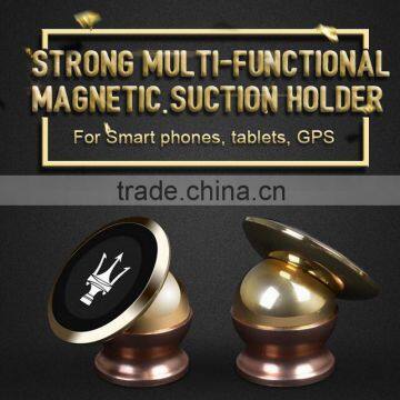 360 degree rotation strong magnetic mobile phone car holder ,magnetic car holder