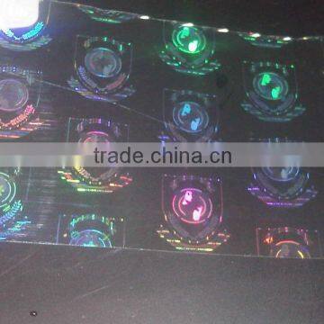 Custom 3D Hologram Printing Labels Self Adhesive Sticker