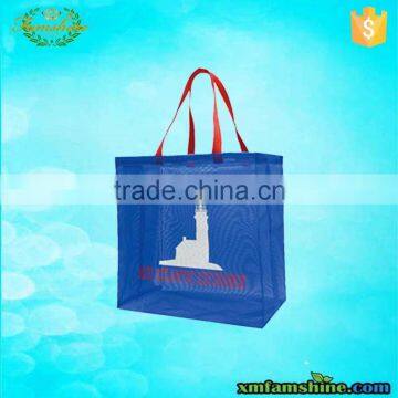 customized promotion reusable nylon mesh shopping bags