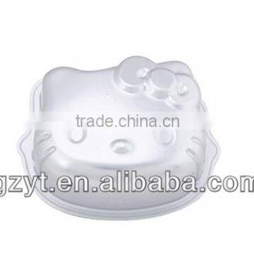 Aluminum fancy cake decorating hello kitty cake molds