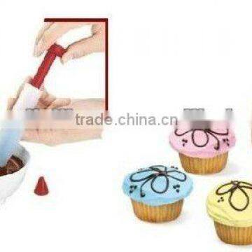 silicone biscuit pastry syringe cookie cake cream chocolate decorating pen