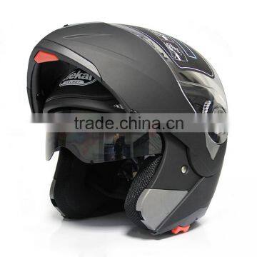 matt black ABS flip up motorcycle helmets with double visor helmet motorcycle                        
                                                Quality Choice