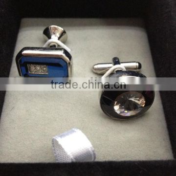 Crystal cufflink