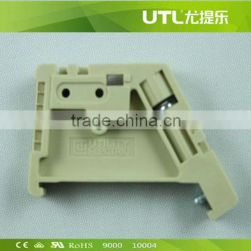 Utility E/2 Din Rail Terminal Connection End Stopper Block