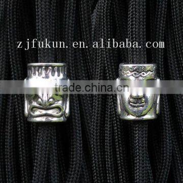 3 Dimensional 18*14MM Antique Silver / Gold Zinc Alloy Paracord Beads Charm DIY Jewelry Charms