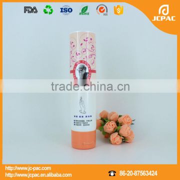 Cosmetic Packaging Tube For Hand Cream Lotion With Flip Top Cap