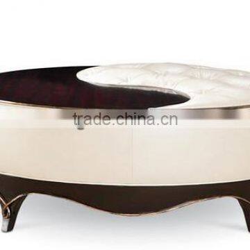 leather ottoman pouf HDOT060