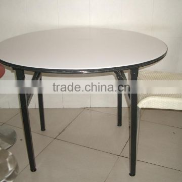 Commercial used restaurant dining round foldable table YT15