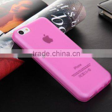 Fashionable Candy Colors TPU Soft Back Cover For Iphone 5c