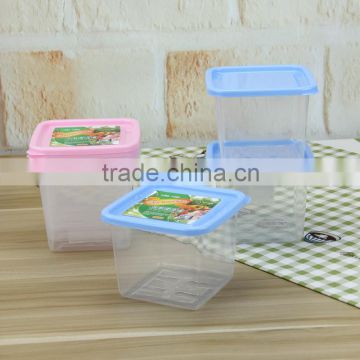 square shaped food box(container)3pcs