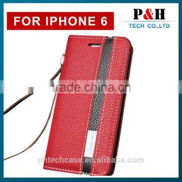 New Mobile Phone Accessories Wallet Leather Case Flip Cover for IPhone 6 photo-5