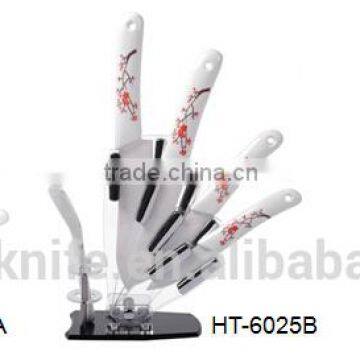 Ceramic handle 5pcs Ceramic kitchen knife