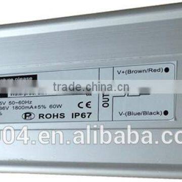 ripple free for led panels,celling lights,corn lights,christmas lights power supply 1800ma 50W