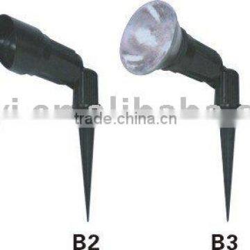 IP67 CE ROHS aluminum garden spike light mr16