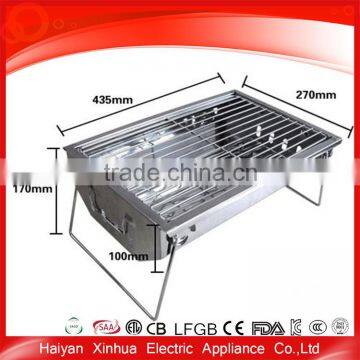 Outdoor solid steel portable grill bbq camping