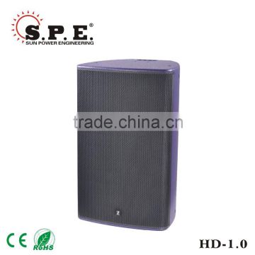 professional indoor audio 10'' 500w 2-way protable speaker HD-1.0