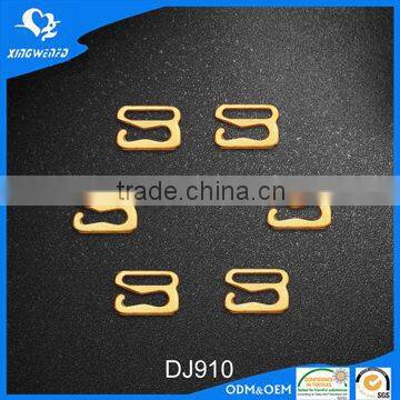 Gold plated metal hooks for bra strap adjuster 10mm