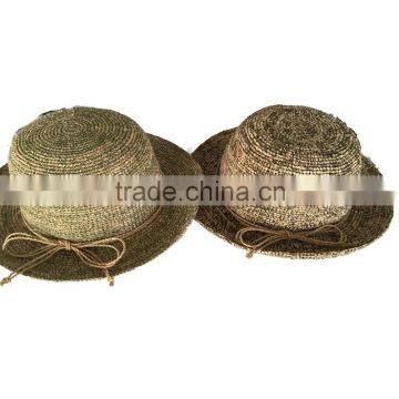 New design fashion natural raffia straw hat