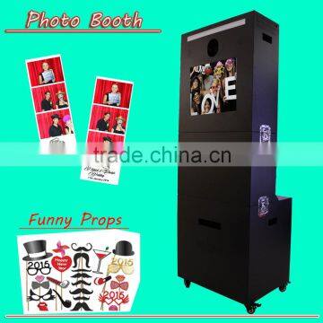 2016 Photo Booth With Black Curtain Exhibition Booth Design photo-5