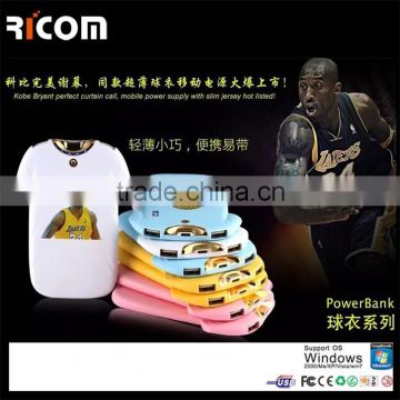 Ricom Full color printing power bank for NBA for basketball star for football star for soccer star--PB102D--Shenzhen Ricom