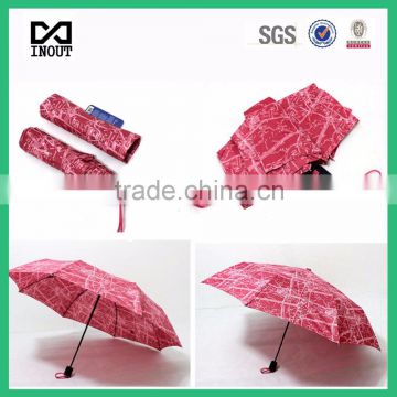 Best price auto plastic umbrellas 3 fold