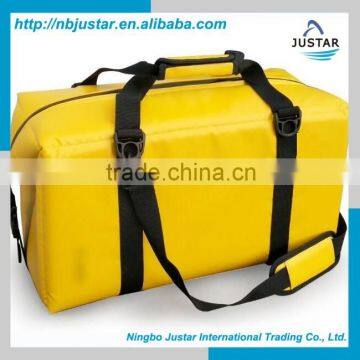 Outdoor Cooling Carry Bag 24 Cans Capacity Waterproof Vinyl Tarpaulin Material Perfect Cooler Bag