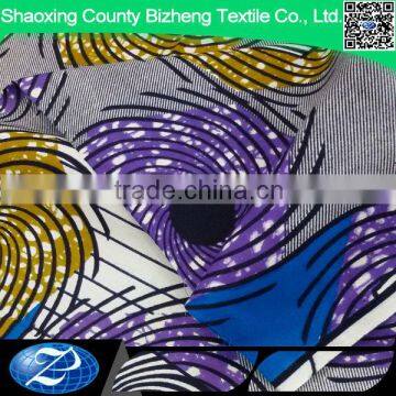 High quality african wax print wholesale cotton fabric for T-shirt