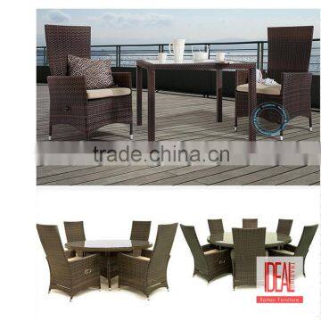 Manufacturer wholesale Fretwork Bamboo Rattan Wicker Regency Chippendale garden dining set