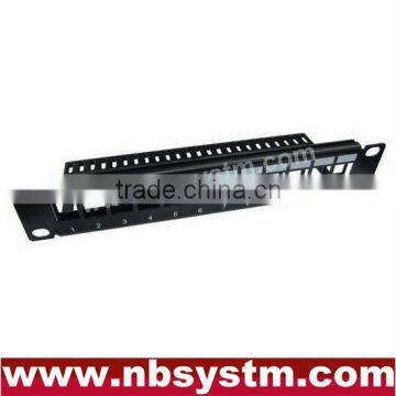 12 port UTP Blank Patch Panel with back bar 10" 1U,available for Cat5e or Cat6 Keystone Jacks