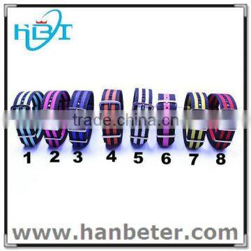 PVD buckle high quality fashion nato band adjustable custom strap