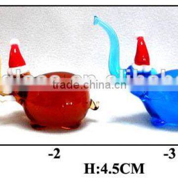 hand made glass elephant decoration