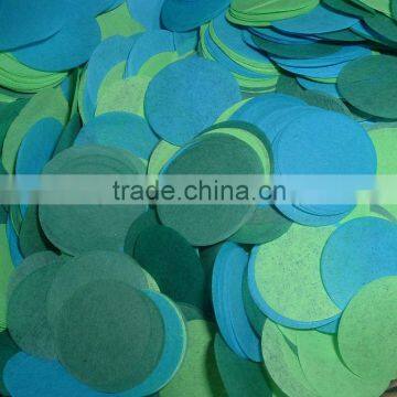 Tissue paper round confetti for wedding decoration