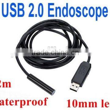 2M 6 LEDs OD7mm USB Endoscope Inspection Camera