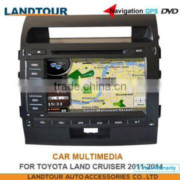 Car multimedia Navigation GPS DVD for toyota LAND CRUISER 2011-2014 CE FCC ROHS