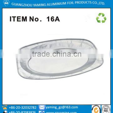 packaging tray food packaging tray aluminium foil oval grill broiler barbeque tray