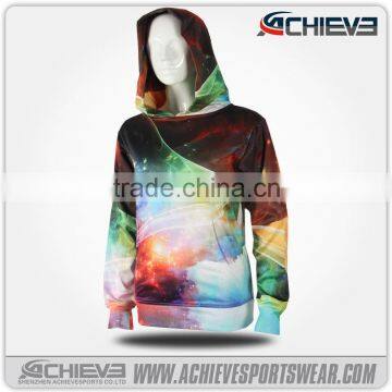 Custom Print Hoodies, 100% Polyester Plain Hoodies no Pocket photo-3