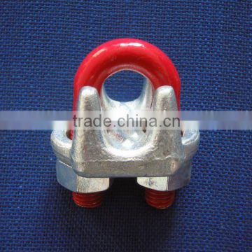 WIRE ROPE CLIPS WITH RED U BOLT