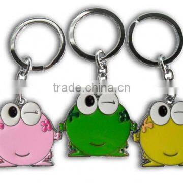 Hot selling lovely carton metal keychain
