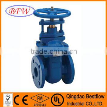 DIN 3352 F4 metal seated gate valve