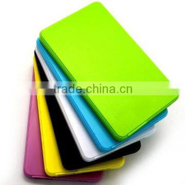 Full Capacity External Battery 2200mAh Slimness Card Power Bank