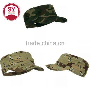 Flat top military style snapback for officer cap