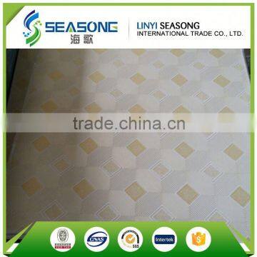 normal printing pvc gypsum ceiling tiles