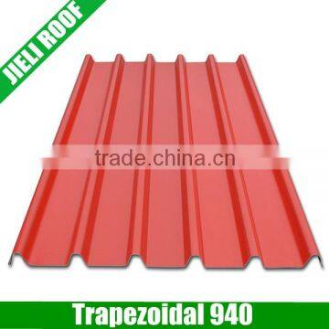 JIELI HOT SELLING PROFILE T940 UPVC ROOF SHEET