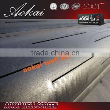 Professinal Manufacture G69 non clogging v shaped slotted screen liner well