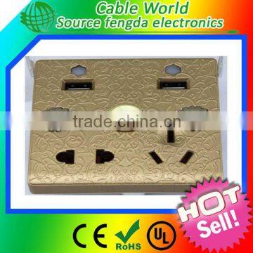 The New Goods USB Wall Plate/Receptacle/Outlet With USB Output